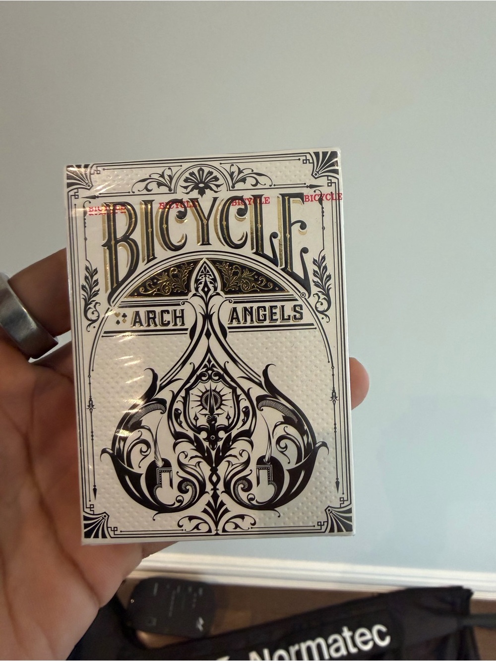Bicycle Archangels Playing Cards - White & Black